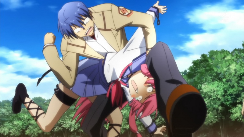 Anime beat up gif